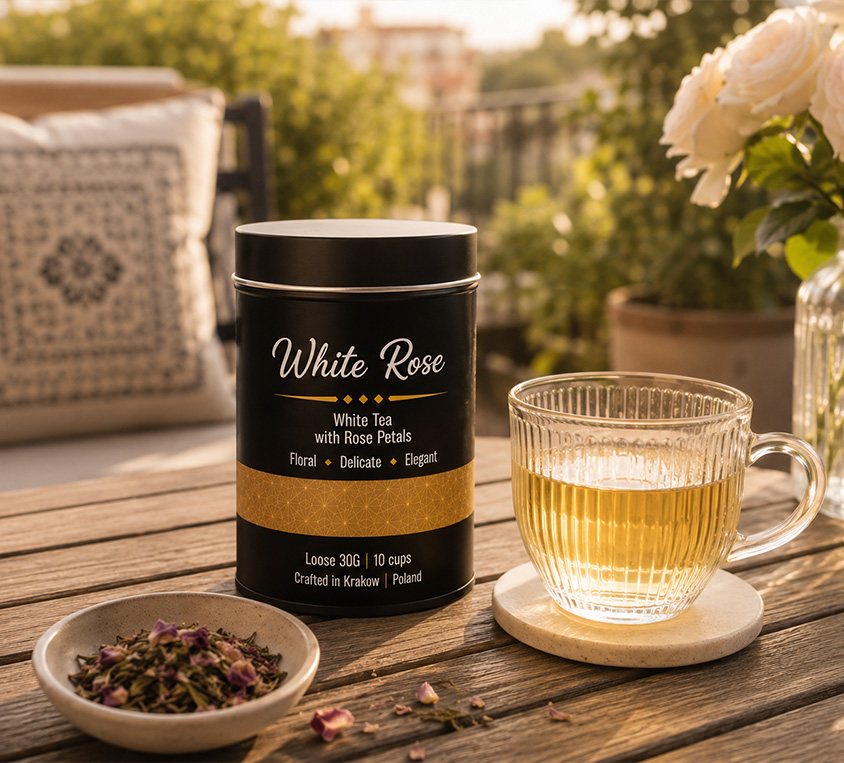 White Rose Leo Tea w eleganckiej puszce